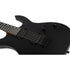 Spira Guitars S-400 MBK Roasted Poplar Electric Guitar, Roasted Maple, Ebony Tech FB - Satin Black